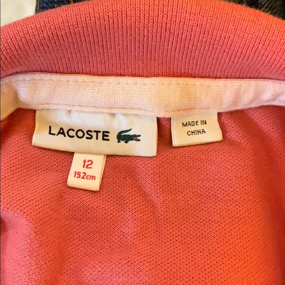 Lacoste polo short sleeve for girls - Picture 4 of 4